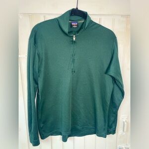 Patagonia Capilene Green Quarter Zip Base Layer Men’s Small